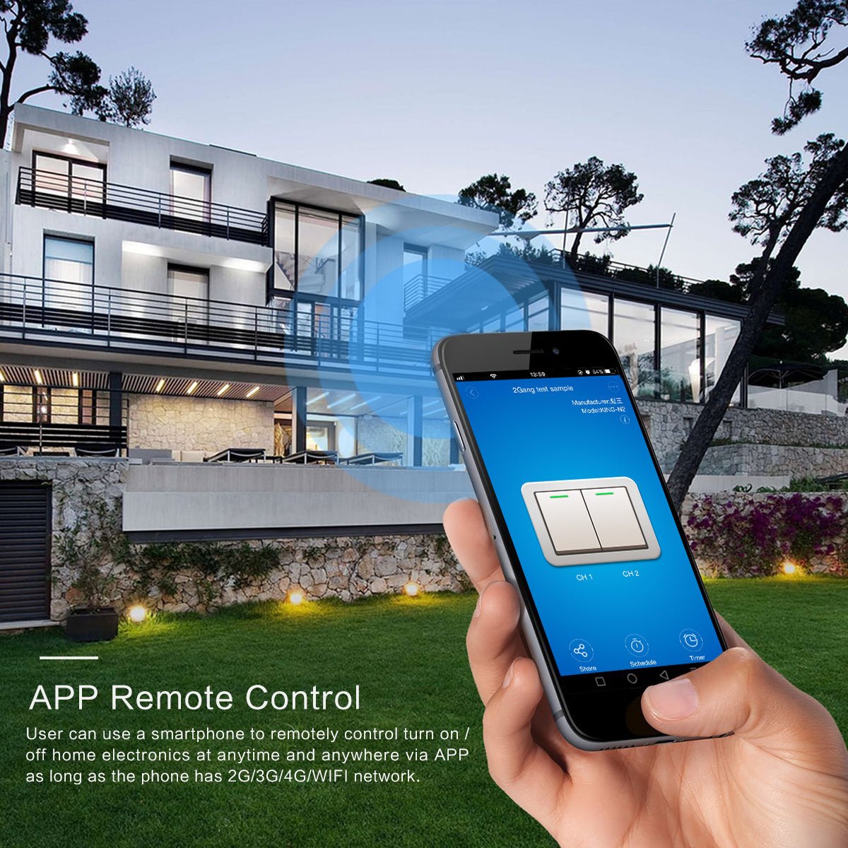 86 Type Smart Home Touch Switch EU Standard - My Store