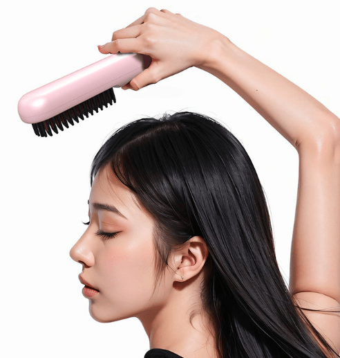 Wireless negative ion lazy portable straight hair comb does not hurt - My Store
