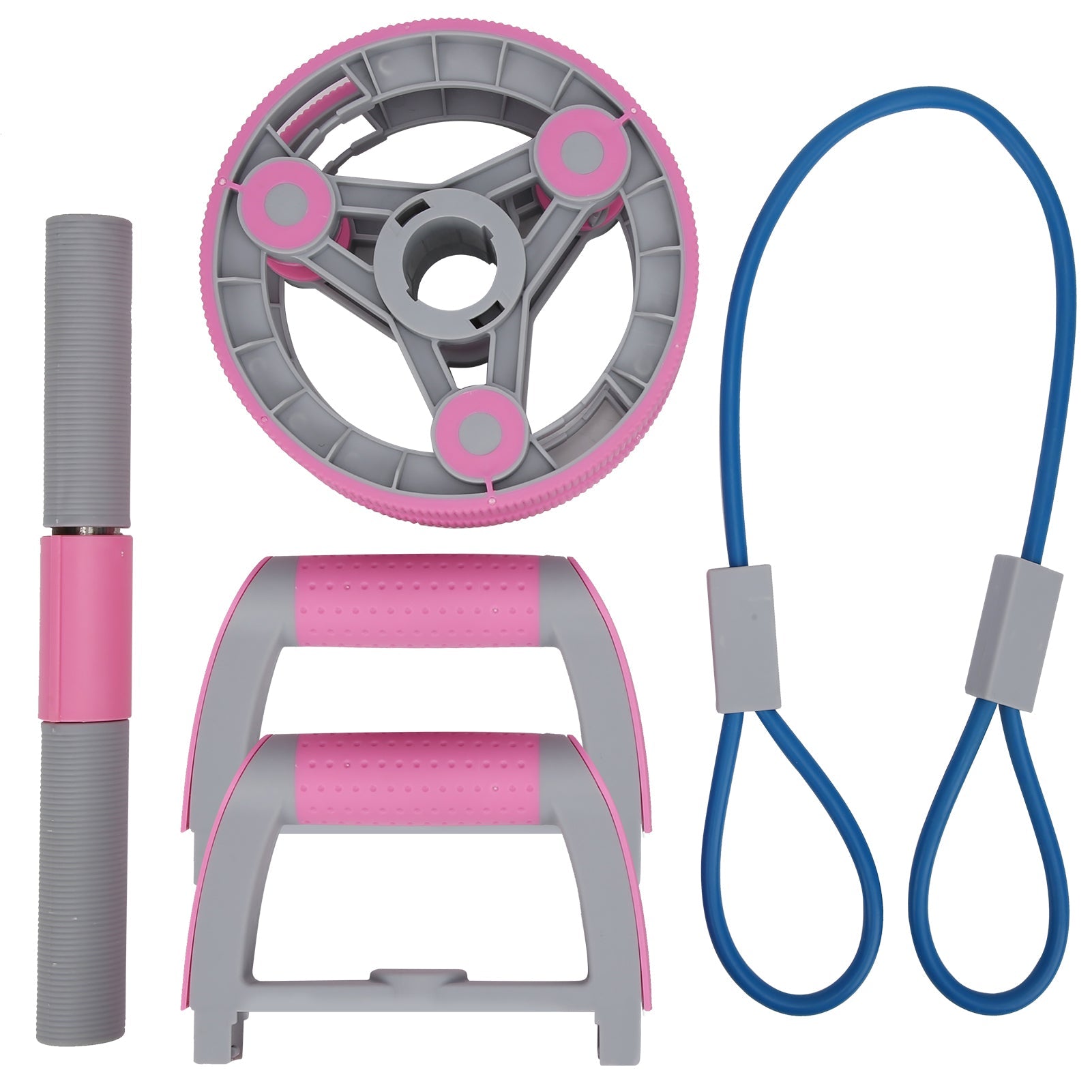 Multifunctional Abdominal Wheel Pull Strap Gym Fitness Training Set - My Store