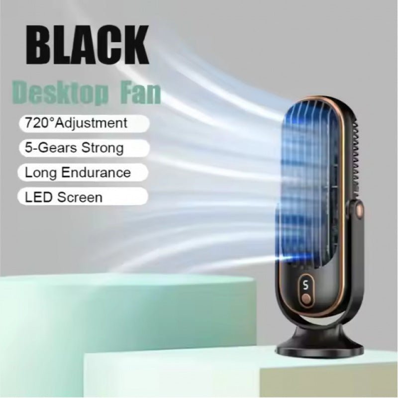 Cross-Border Amazon Desktop Portable Fan USB Rechargeable Car and Home - My Store