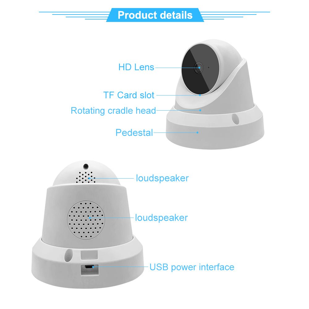 IP WiFi Camera Baby Monitor Home Security Camera - My Store