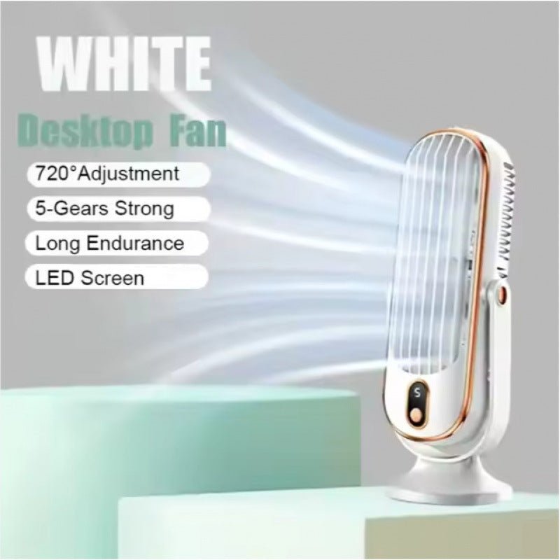 Cross-Border Amazon Desktop Portable Fan USB Rechargeable Car and Home - My Store