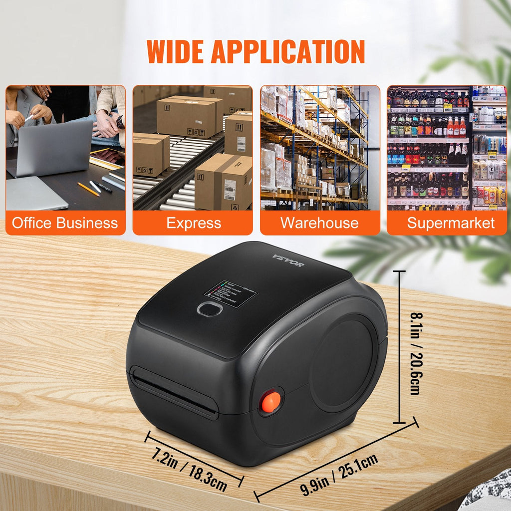 Thermal Label Printer, 300DPI for 4x6 Mailing Packages, Wireless - My Store