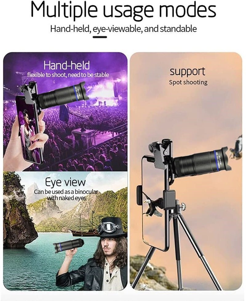 Dragon 36X Mobile Phone Lens Kit With Tripod - My Store