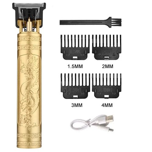 Cordless Hair Trimmer Vintage Hair Clipper USB Fast Charging Hair - My Store