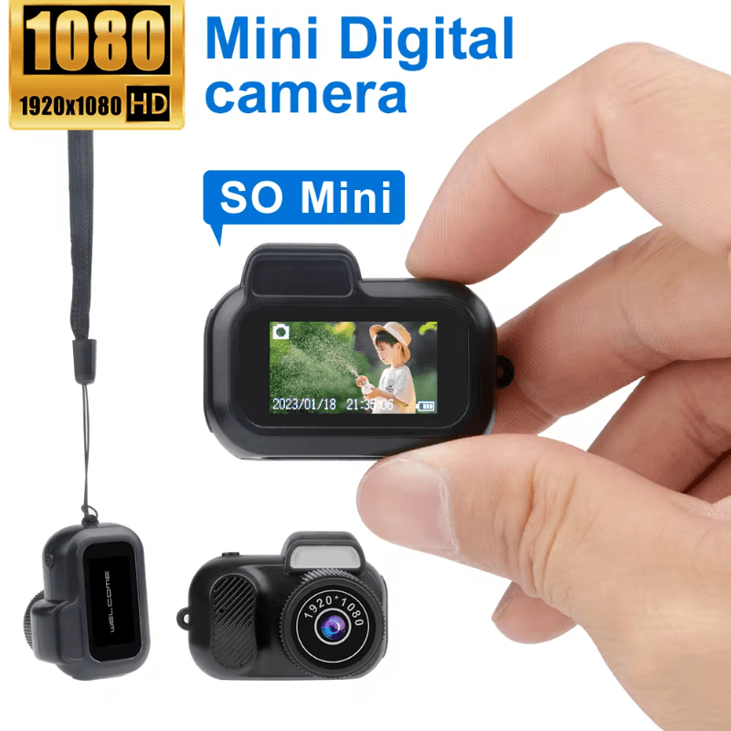 Compact 1080p HD Retro Mini Camera - Perfect Pocket-Sized Gift for Any Occasion! - My Store