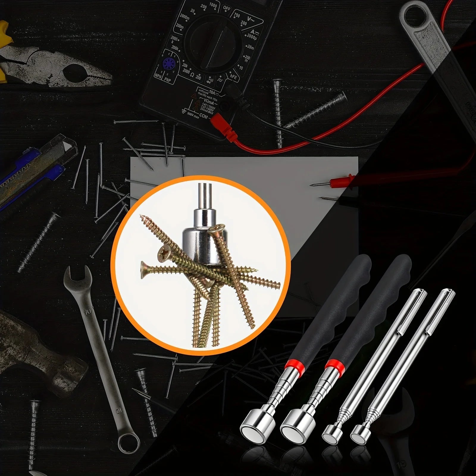 Telescopic magnet picking tool for hard to reach areas - My Store