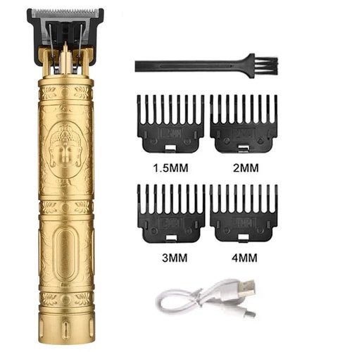 Cordless Hair Trimmer Vintage Hair Clipper USB Fast Charging Hair - My Store