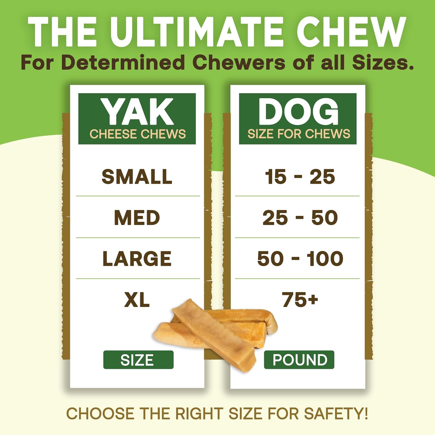 Gold Yak Chews for Small Dogs (4 - 75 sticks) - My Store