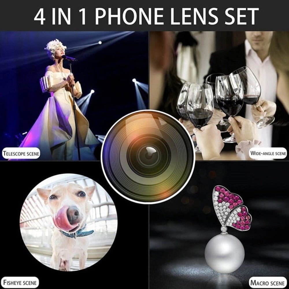 Dragon 36X Mobile Phone Lens Kit With Tripod - My Store