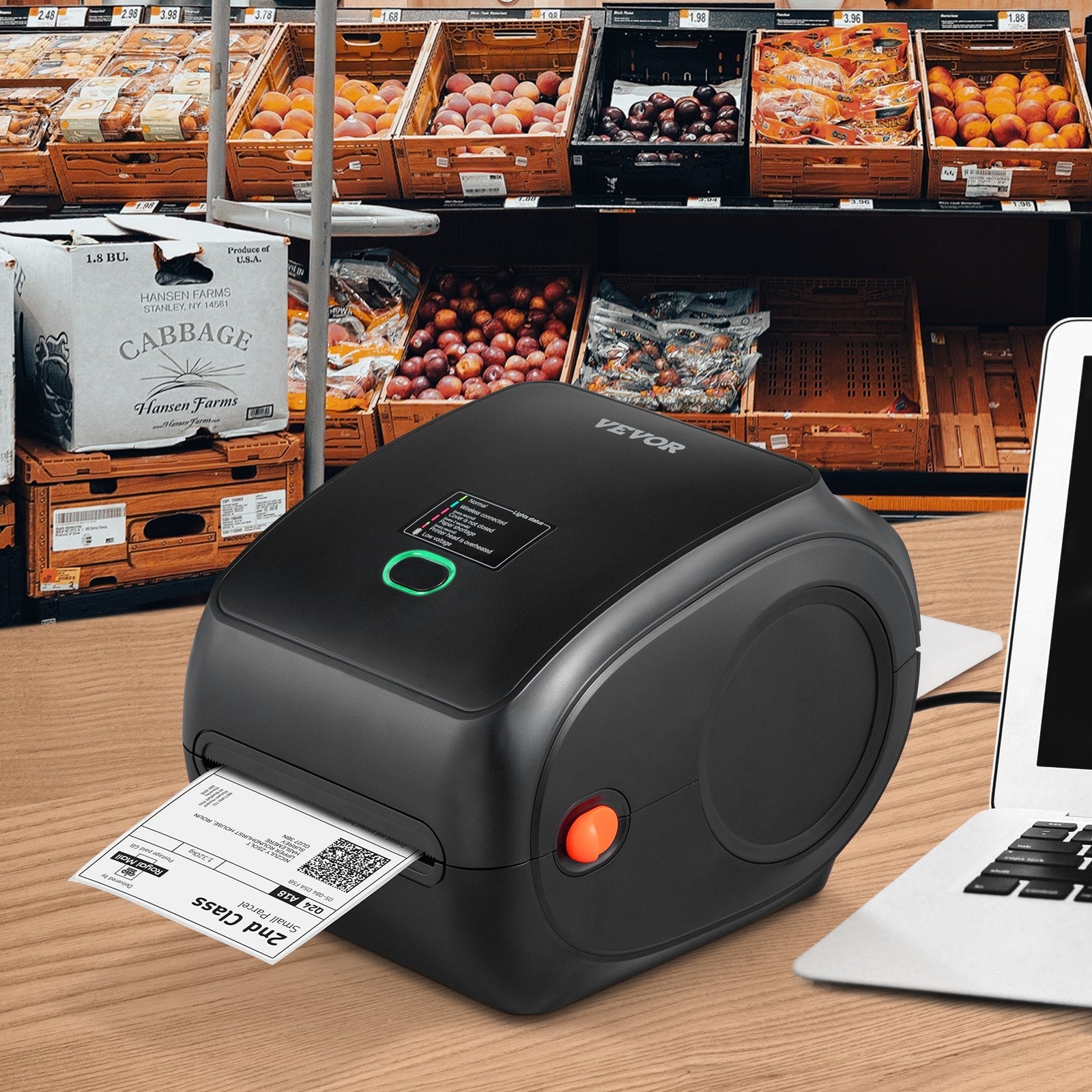Thermal Label Printer, 300DPI for 4x6 Mailing Packages, Wireless - My Store