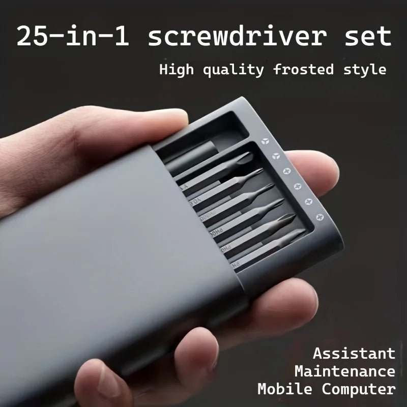 25 in 1 mini screwdriver set, flat head and cross shaped small - My Store