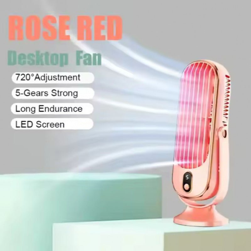 Cross-Border Amazon Desktop Portable Fan USB Rechargeable Car and Home - My Store