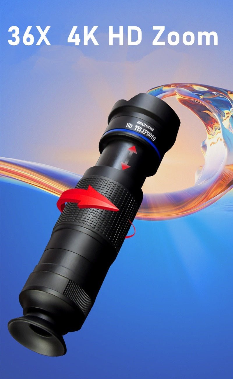 Dragon 36X Mobile Phone Lens Kit With Tripod - My Store