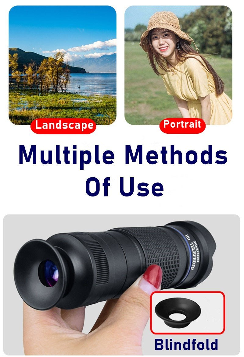 Dragon 36X Mobile Phone Lens Kit With Tripod - My Store