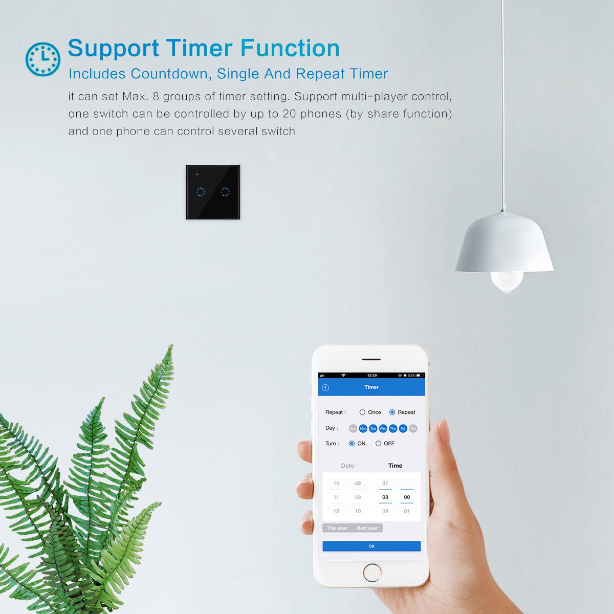 86 Type Smart Home Touch Switch EU Standard - My Store