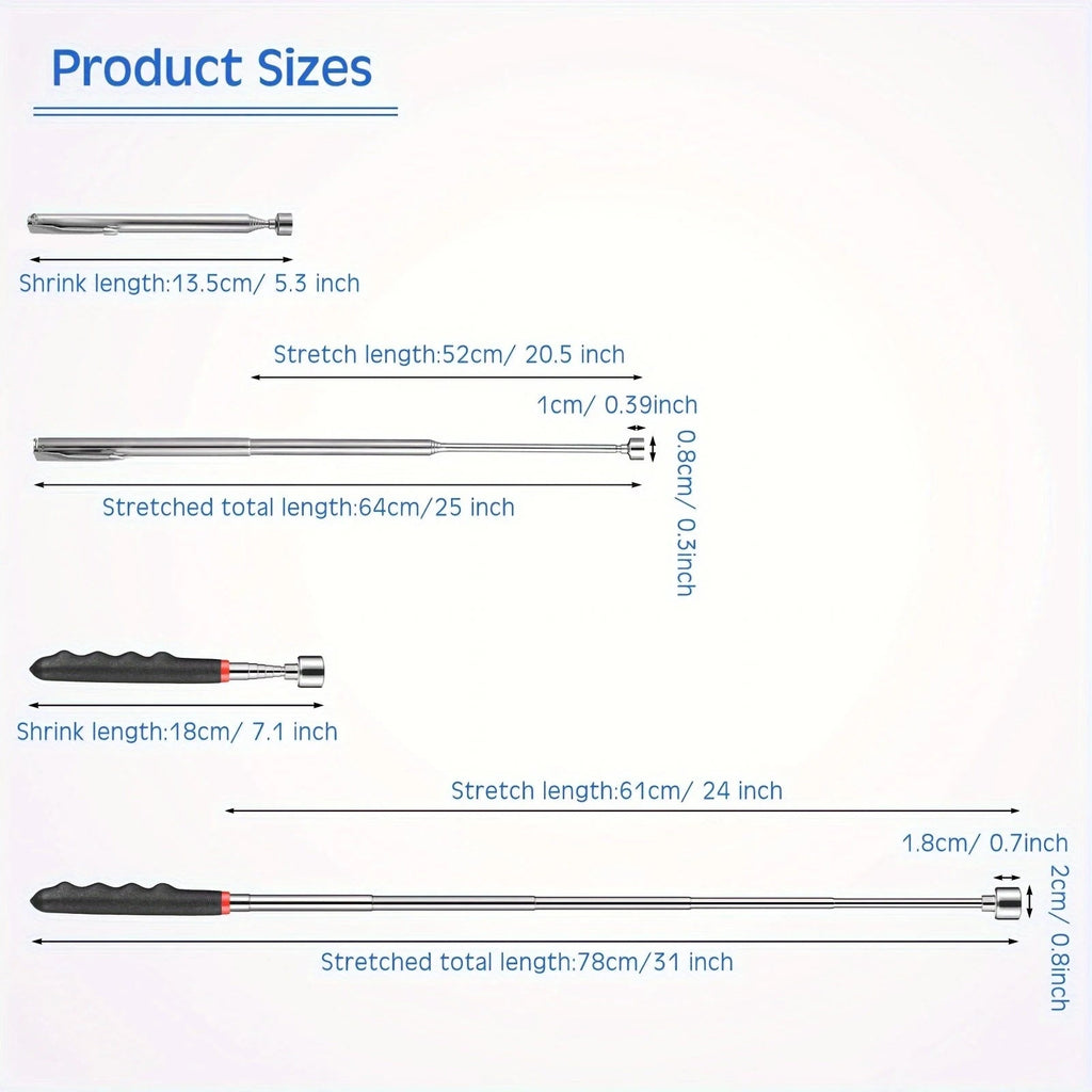 Telescopic magnet picking tool for hard to reach areas - My Store