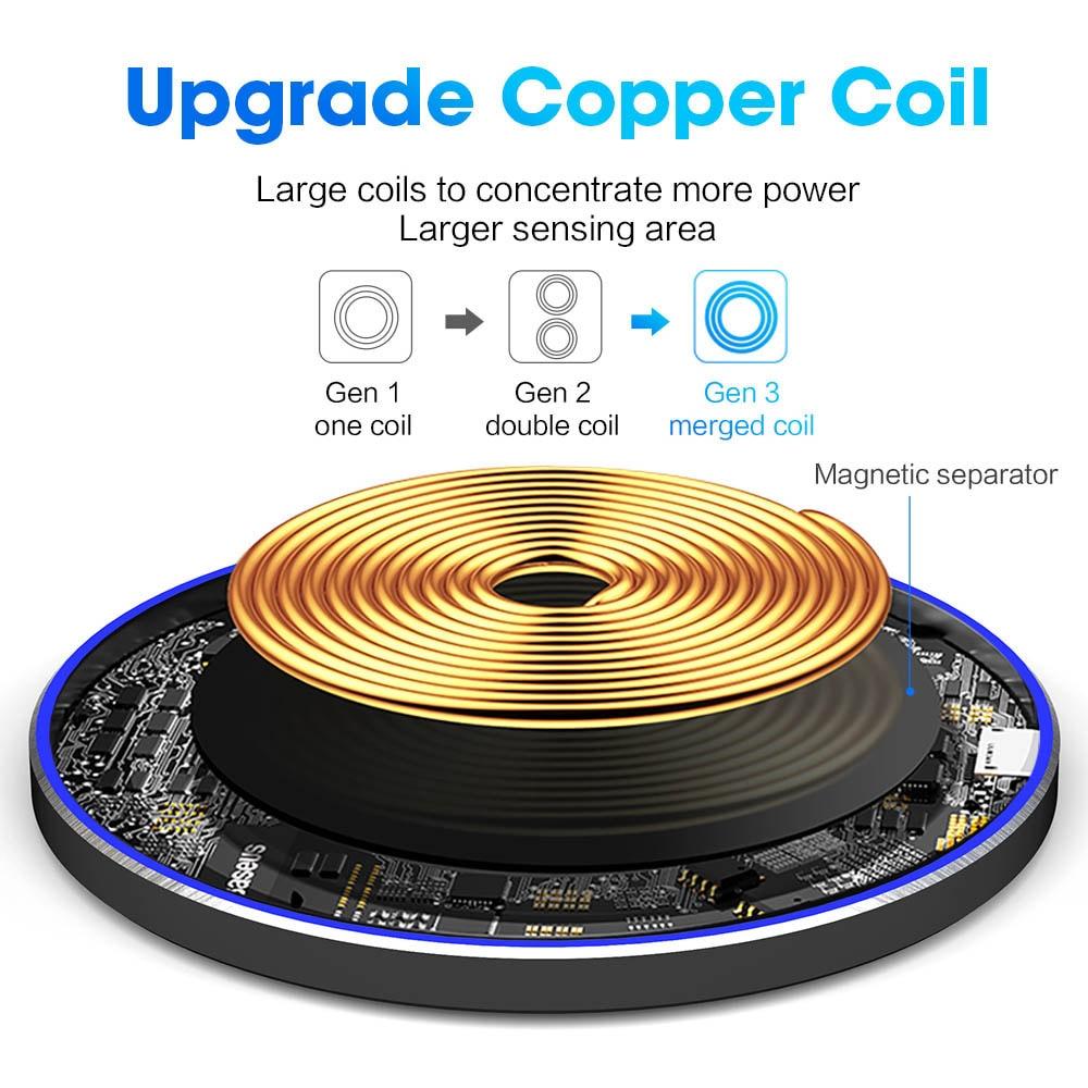 Dragon W9 30W Wireless Charging Pad - My Store